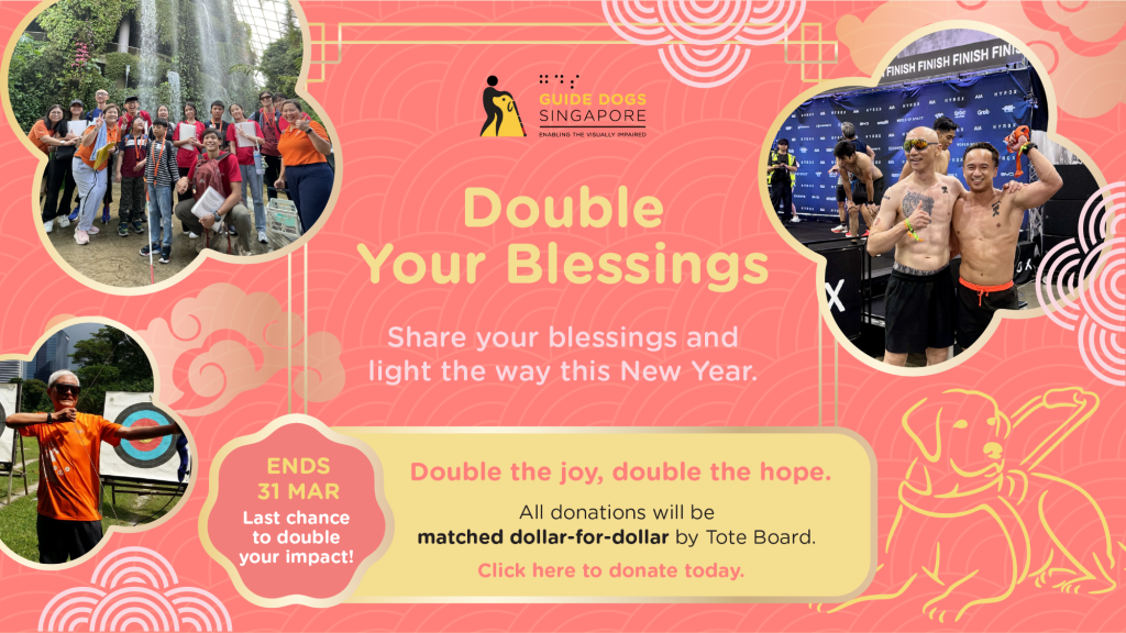 Double Your Blessings 2026 Campaign Banner. To donate, head to giving.sg/donate/campaign/gds-cny26